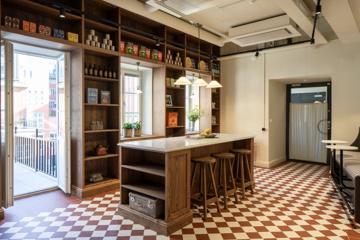PARASOL installed in the head office kitchen