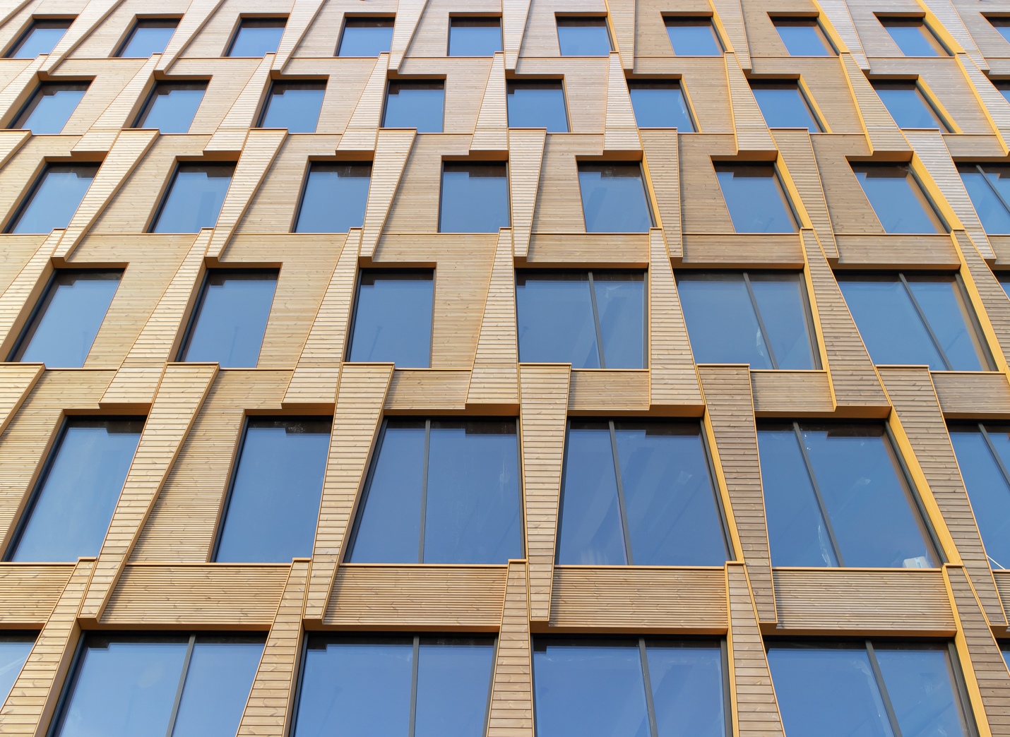 A BREEAM certified building in solid wood