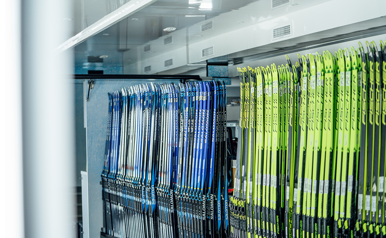 Indoor climate in a skiwax trailer